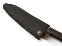 Messerhülle Leder Petty, Schwarz 5 Messerhülle Leder Petty, Schwarz – Bild 3