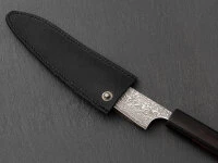 Messerhülle Leder Petty, Schwarz 6 Messerhülle Leder Petty, Schwarz – Bild 4