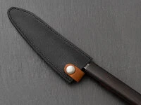 Messerhülle Leder Petty, Schwarz 8 Messerhülle Leder Petty, Schwarz – Bild 6