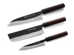 Messerset Damastmesser Nami Santoku II 25 Messerset Damastmesser Nami Santoku II -Japanisches Geschirr Rabatt messerset damastmesser nami santoku ii 1