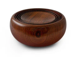 Oryoki Schalenset Braun -Japanisches Geschirr Rabatt oryoki schalenset braun 1