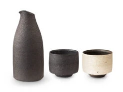 Sake Set Do, Karaffe, Zwei Becher -Japanisches Geschirr Rabatt sake set do karaffe zwei becher 1