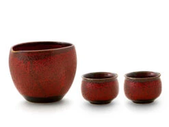 Sake Set Shuin, 1 Karaffe, 2 Becher -Japanisches Geschirr Rabatt sake set shuin 1 karaffe 2 becher 1