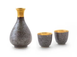Sake Set Shuki, 1 Karaffe, 2 Becher -Japanisches Geschirr Rabatt sake set shuki 1 karaffe 2 becher 1