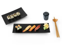 Sushi Set Spazio, Schwarz 25 Sushi Set Spazio, Schwarz -Japanisches Geschirr Rabatt sushi set spazio schwarz 1