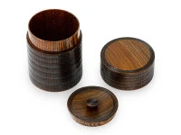 Teedose Urushi Nuri, Holz, Braun 8 Teedose Urushi Nuri, Holz, Braun – Bild 6