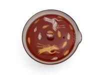 Teeservice Shiboridashi Akaji Kingin Tsuru 6 Teeservice Shiboridashi Akaji Kingin Tsuru – Bild 4