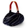 Umhängetasche Furoshiki Sutoraipu, Marine, 70 Cm