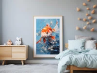 Wandbild Dobutsu #2, Japanische Tiere, Farbig 2:3 5 Wandbild Dobutsu #2, Japanische Tiere, Farbig 2:3 – Bild 3