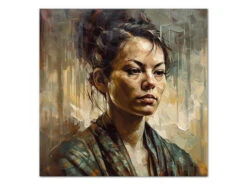 Wandbild Satori #2, Farbig 1:1 -Japanisches Geschirr Rabatt wandbild naiteki na satori 2 farbig 1 1 51 1