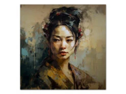 Wandbild Satori #4, Farbig 1:1 -Japanisches Geschirr Rabatt wandbild naiteki na satori 2 farbig 1 1 53 1