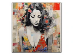 Wandbild Nihon No Pop Art #2, Farbig 1:1 -Japanisches Geschirr Rabatt wandbild nihon no poppu ato 2 farbig 1 1 17 1