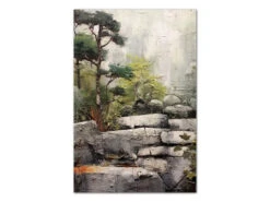 Wandbild Wabi Sabi #2, Japanischer Garten, Farbig 2:3 -Japanisches Geschirr Rabatt wandbild wabi sabi japanischer garten 2 farbig 2 3 19 1